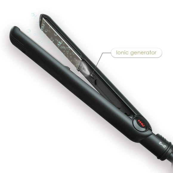 Professional Negative Ion Hair Straightener,Ceramic Flat Iron with 1 Inch Titani - Picture 3 of 9